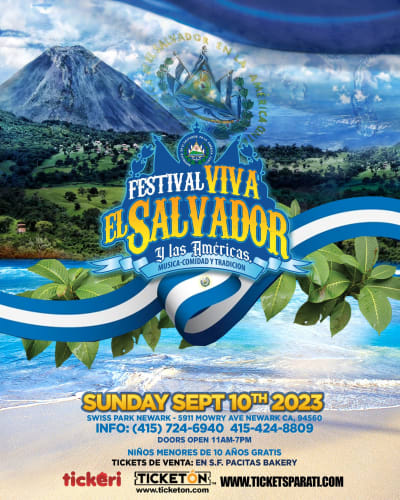 Event - FESTIVAL VIVA EL SALVADOR Y LAS AMERICAS ! NEWARK CALIFORNIA - Newark, California - September 10, 2023 | concert tickets