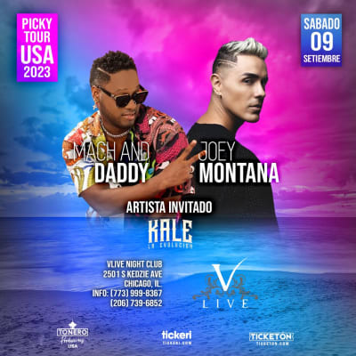 Event -  JOEY MONTANA- MACH & DADDY-KALE LA EVOLUCION EN CHICAGO IL. CANCELED  - Chicago, Illinois - October 14, 2023 | concert tickets