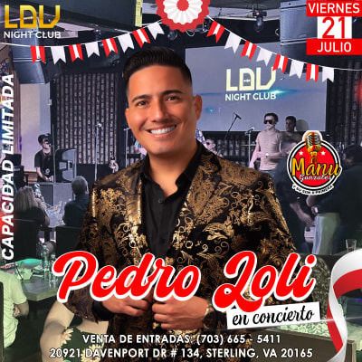 Event - PEDRO LOLI en VIRGINIA - Sterling, Virginia - 21 de julio de 2023 | concert tickets