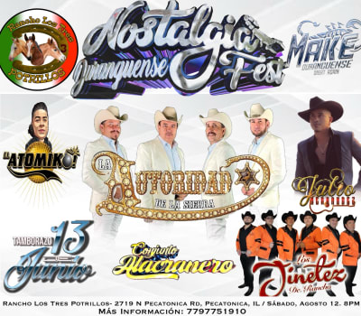 Event - Nostalgia Duranguense FEST - Pecatonica, Illinois - August 12, 2023 | concert tickets