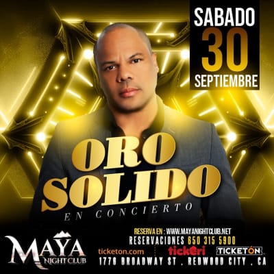 Event - ORO SOLIDO EN CONCIERTO ! canceled  - Redwood City, California - September 30, 2023 | concert tickets