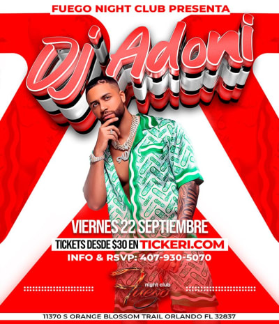 Event - DJ Adonis - Orlando, Florida - September 22, 2023 | concert tickets