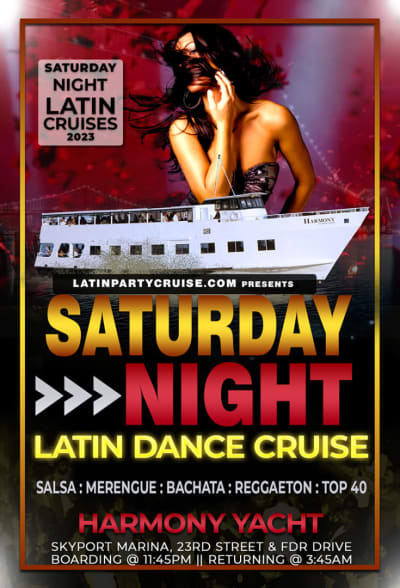 Event - Saturday Night Latin Dance Cruise - New York, New York - 16 de septiembre de 2023 | concert tickets