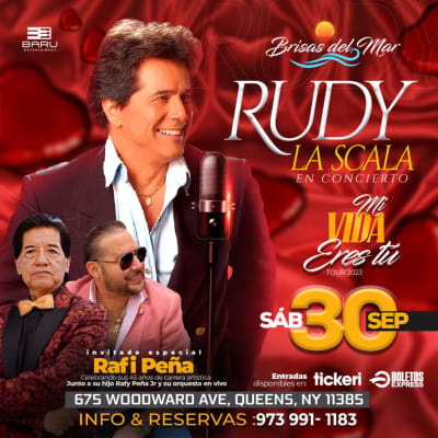 Event - RUDY LA SCALA EN NEW YORK ! - Ridgewood, New York - 30 de septiembre de 2023 | concert tickets