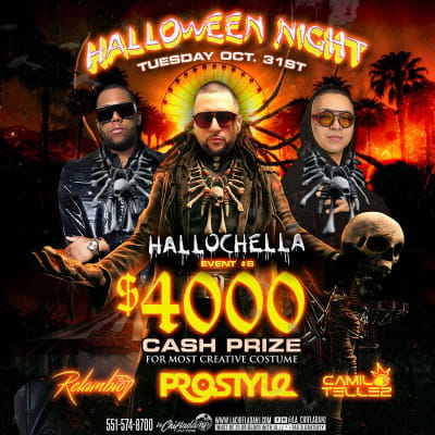 Event - HALLOWEEN NIGHT AT LA CHIFLADA - Paterson, New Jersey - 31 de octubre de 2023 | concert tickets