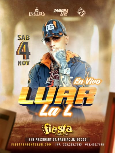 Event - Luar La L- Cancelled - Passaic, New Jersey - November 4, 2023 | concert tickets