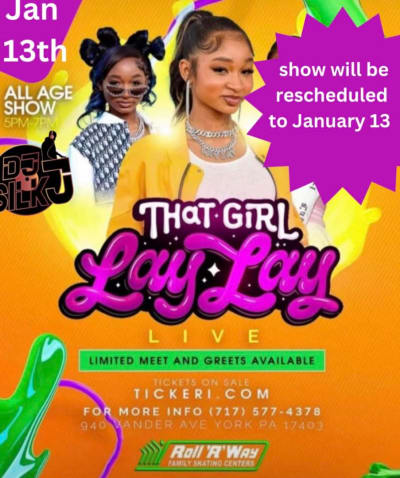 Event - THAT GIRL LAY LAY LIVE CONCERT ! YORK PENNSYLVANIA CANCELED - York, Pennsylvania - January 13, 2024 | concert tickets