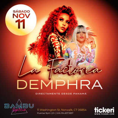 Event - LA FACTORIA EN CONNECTICUT - Norwalk, Connecticut - November 11, 2023 | concert tickets