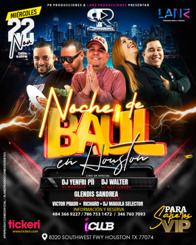 Event - SALSEROS VIP HOUSTON NOCHE DE SALSA BAUL - Houston, Texas - November 22, 2023 | concert tickets