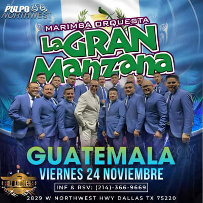 Event - MARIMBA ORQUESTA LA GRAN MANZANA  EN CONCIERTO ! DALLAS - Dallas, Texas - November 24, 2023 | concert tickets