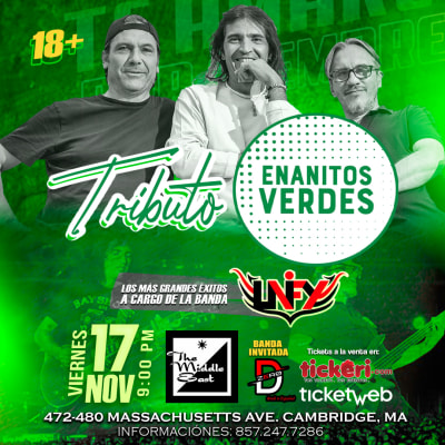 Event - TRIBUTO A ENANITOS VERDES & Fiesta Argentina  - cambridge, Massachusetts - 17 de noviembre de 2023 | concert tickets