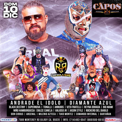 Event - Lucha Libre en Gilroy CA - Gilroy, California - 10 de diciembre de 2023 | concert tickets