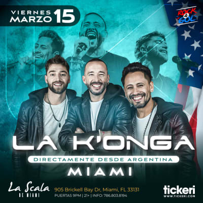 Event - LA KONGA EN MIAMI - Miami, Florida - March 15, 2024 | concert tickets