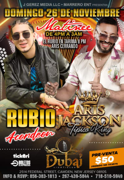 EL RUBIO ACORDEON Tickets - BoletosExpress