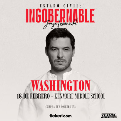 Event - Jorge Lozano H "ESTADO CIVIL: INGOBERNABLE". - Arlington, Virginia - February 18, 2024 | concert tickets