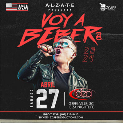 Event - ALZATE EN CONCIERTO GREENVILLE ! - Greenville, South Carolina - 27 de abril de 2024 | concert tickets