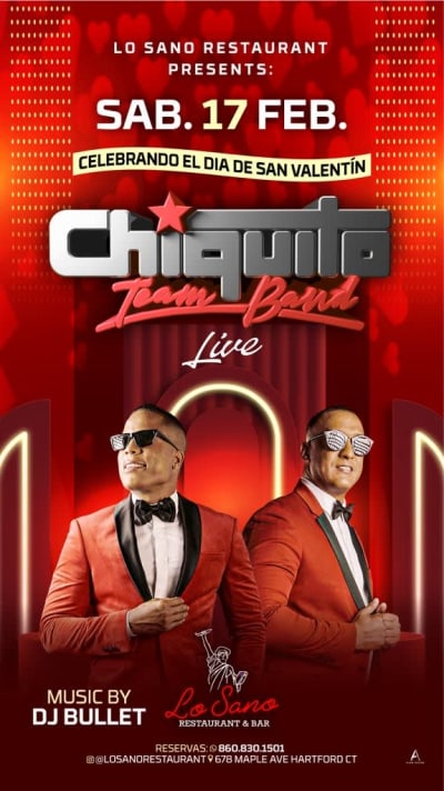 Event - Chiquito Team Band  - Hartford, Connecticut - 17 de febrero de 2024 | concert tickets