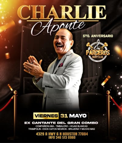 Event - Charlie Aponte en Houston TX - Houston, Texas - 31 de mayo de 2024 | concert tickets