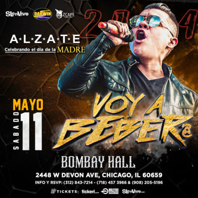 Event - ALZATE! CELEBRANDO EL DIA DE LAS MADRES EN CHICAGO - Chicago, Illinois - May 11, 2024 | concert tickets