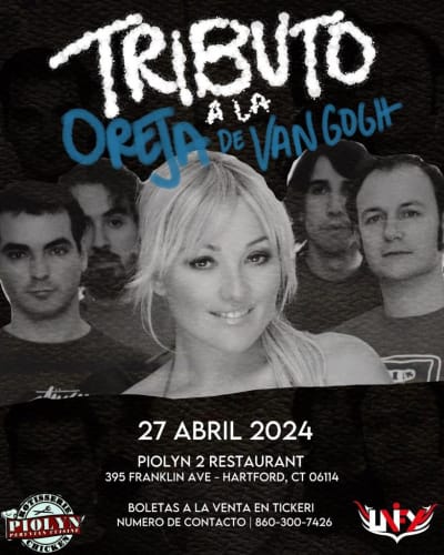 Event - Tributo a la Oreja de Van Gogh  - Hartford, Connecticut - 27 de abril de 2024 | concert tickets