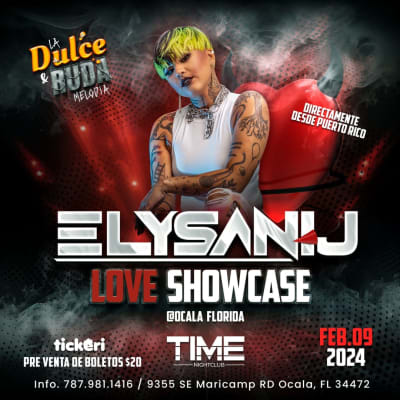 Event - ELYSANIJ @ Ocala, Florida (Time Night Club) - Ocala, Florida - February 9, 2024 | concert tickets