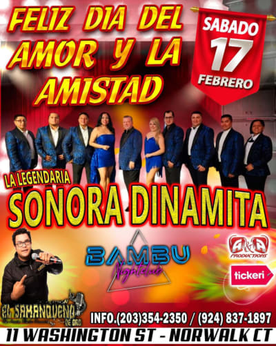 Event - LA LEGENDARIA SONORA DINAMITA EN CONCIERTO - Norwalk, Connecticut - 17 de febrero de 2024 | concert tickets