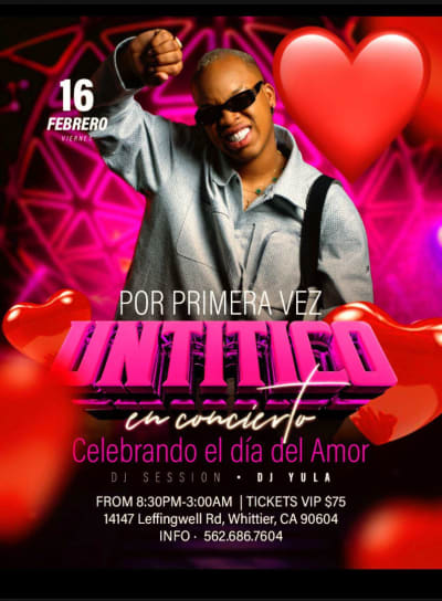 Event - UNTITICO En Concierto  - Whittier, California - February 16, 2024 | concert tickets