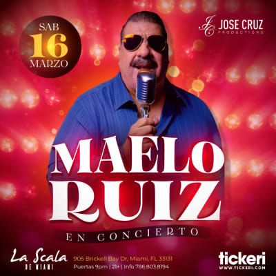 Event - MAELO RUIZ EN MIAMI - Miami, Florida - March 16, 2024 | concert tickets