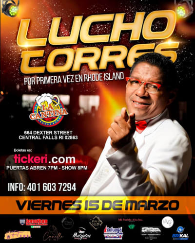 Event - Gran Noche del Humor con Lucho Torres - Central Falls, Rhode Island - March 15, 2024 | concert tickets