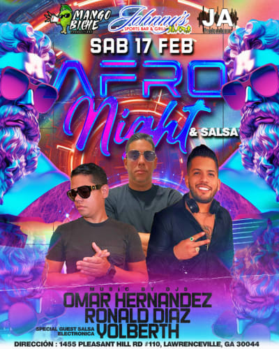 Event - LA GRAN RUMBA DE AFRO HOUSE ELECTRÓNICA Y SALSA  - Lawrenceville, Georgia - 17 de febrero de 2024 | concert tickets