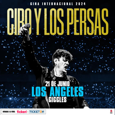 Event - CIRO Y LOS PERSAS EN LOS ANGELES - Glendale, California - 21 de junio de 2024 | concert tickets