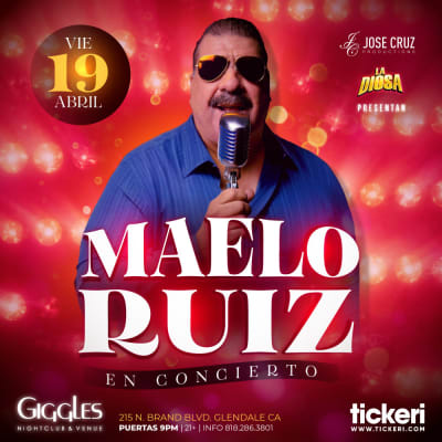 Event - MAELO RUIZ EN LOS ANGELES - Glendale, California - 19 de abril de 2024 | concert tickets