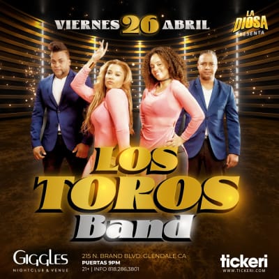 Event - LOS TOROS BAND EN LOS ANGELES - Glendale, California - 26 de abril de 2024 | concert tickets