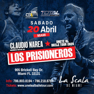 Event - MIAMI**UNETE AL BAILE TOUR GRANDES EXITOS** "LOS PRISlONEROS - Miami, Florida - 20 de abril de 2024 | concert tickets