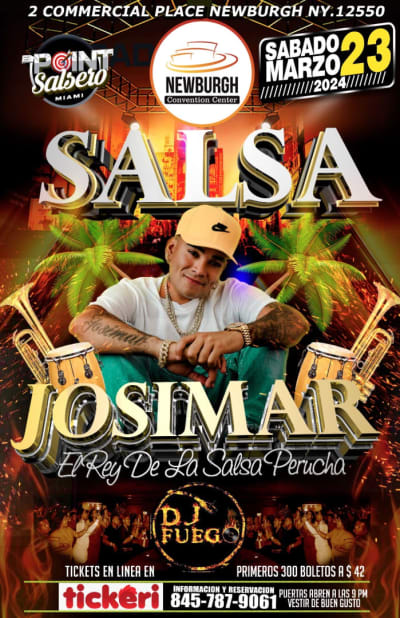 Event - Josimar en newburgh - Newburgh, New York - 23 de marzo de 2024 | concert tickets