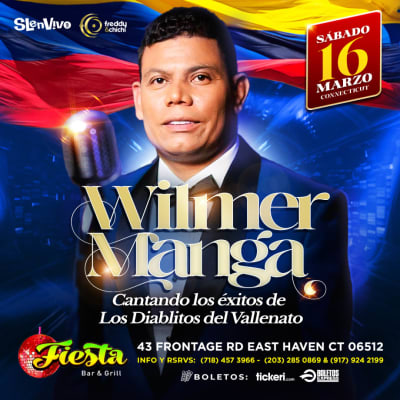 Event - Wilmer Manga en East Haven,CT  - East Haven, CT - March 16, 2024 | concert tickets