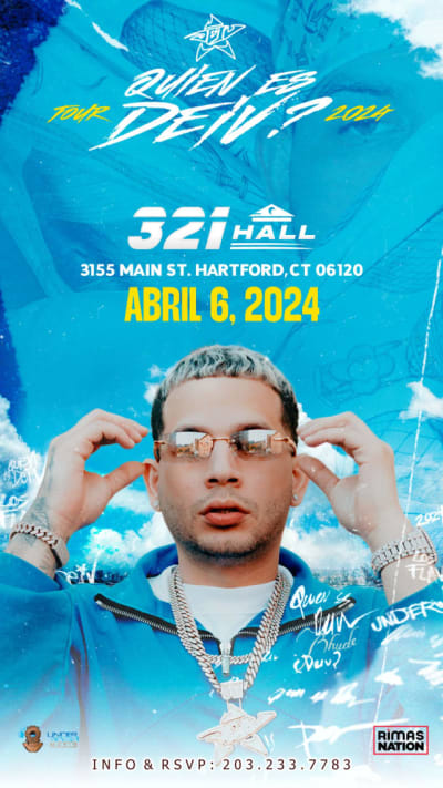 Dei V Tour Tickets Boletos at 321 HALL  Hartford, Connecticut - 2024-04-06  