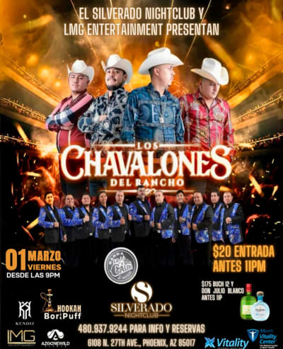 Event - LOS CHAVALONES DEL RANCHO - Phoenix, Arizona - 1 de marzo de 2024 | concert tickets