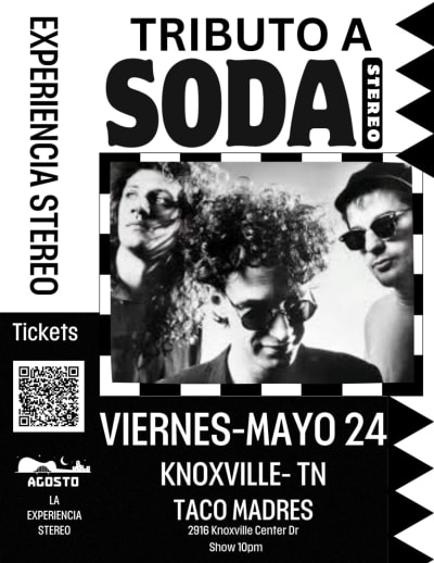 Event - SODA STEREO el TRIBUTO-Knoxville TN-La experiencia Stereo - Knoxville, TN - May 24, 2024 | concert tickets