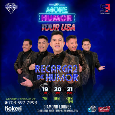 Event - MORE HUMOR  - Annandale, Virginia - 19 de abril de 2024 | concert tickets