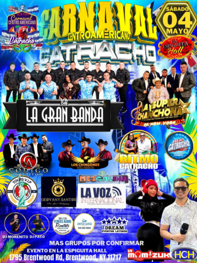 Event - Carnaval Catracho Centroamericano - Brentwood, New York - 4 de mayo de 2024 | concert tickets