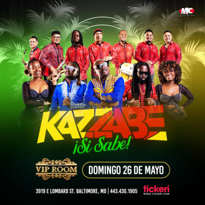 Event - KAZZABE EN CONCIERTO ! - Baltimore, Maryland - 26 de mayo de 2024 | concert tickets