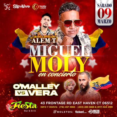 Event - Miguel Molly en East Haven, Ct - East Haven, CT - March 9, 2024 | concert tickets