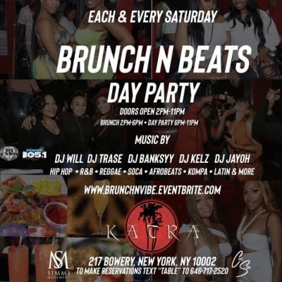 Event - Katra Lounge NYC Saturday Brunch n Beats Day Party 2024 - ny, New York - March 30, 2024 | concert tickets