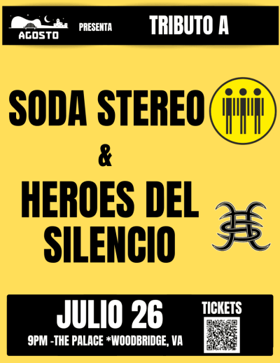 Event - Tributo a SODA STEREO+HEROES DEL SILENCIO  **Show especial** - Woodbridge, Virginia - 26 de julio de 2024 | concert tickets