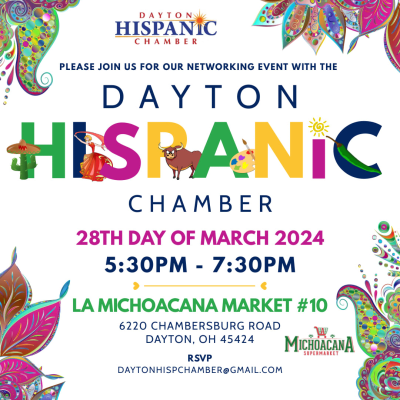 Event - Dayton Hispanic Chamber Networking Event - Dayton, OH - March 28, 2024 | concert tickets