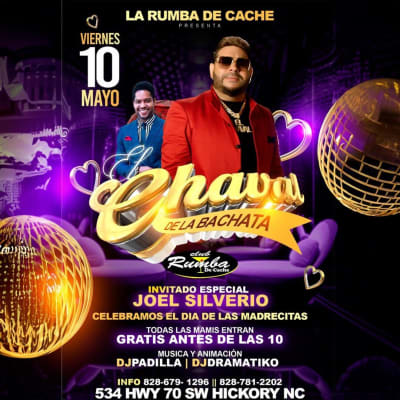 Event - CHAVAL DE LA BACHATA EN CONCIERTO ! - Hickory, North Carolina - 10 de mayo de 2024 | concert tickets