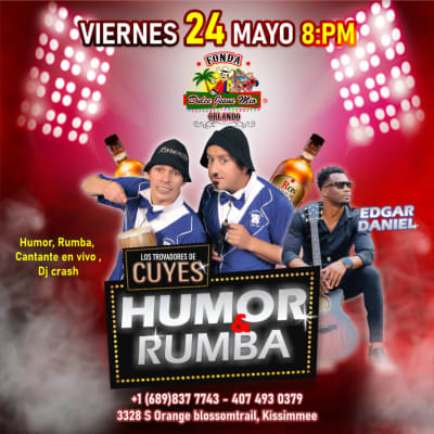 Event - HUMOR Y RUMBA - Kissimmee, Florida - May 24, 2024 | concert tickets