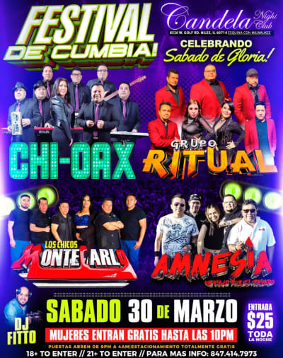 Event - FESTIVAL DE CUMBIA ! - Niles, Illinois - March 30, 2024 | concert tickets