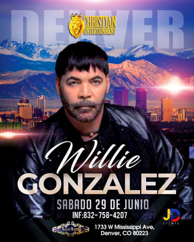 Event - WILLIE GONZALEZ EN DENVER  - Denver, Colorado - June 29, 2024 | concert tickets